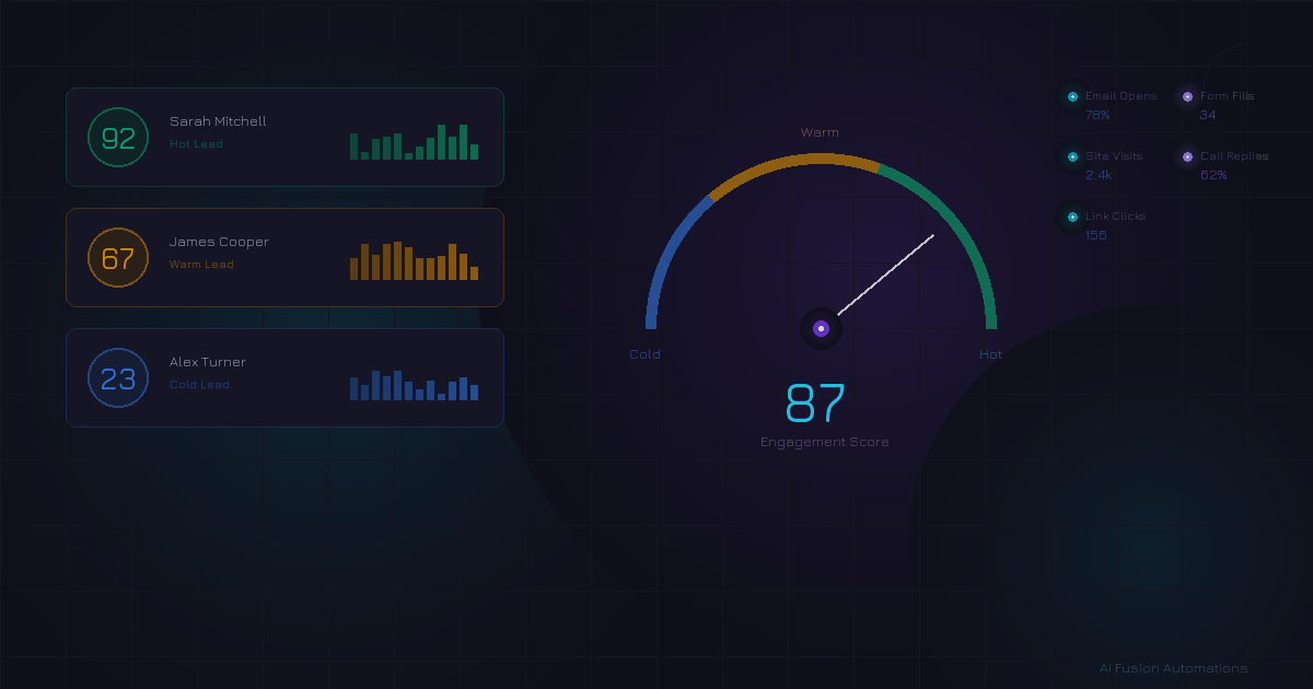 Contact Engagement Scores for Lead Management